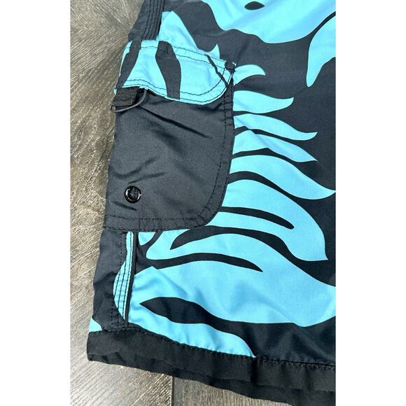 Hawaii Five 0 Surf Co Men's Size M Unisex Colorful Flower Swimming Trunks - Picture 3 of 11